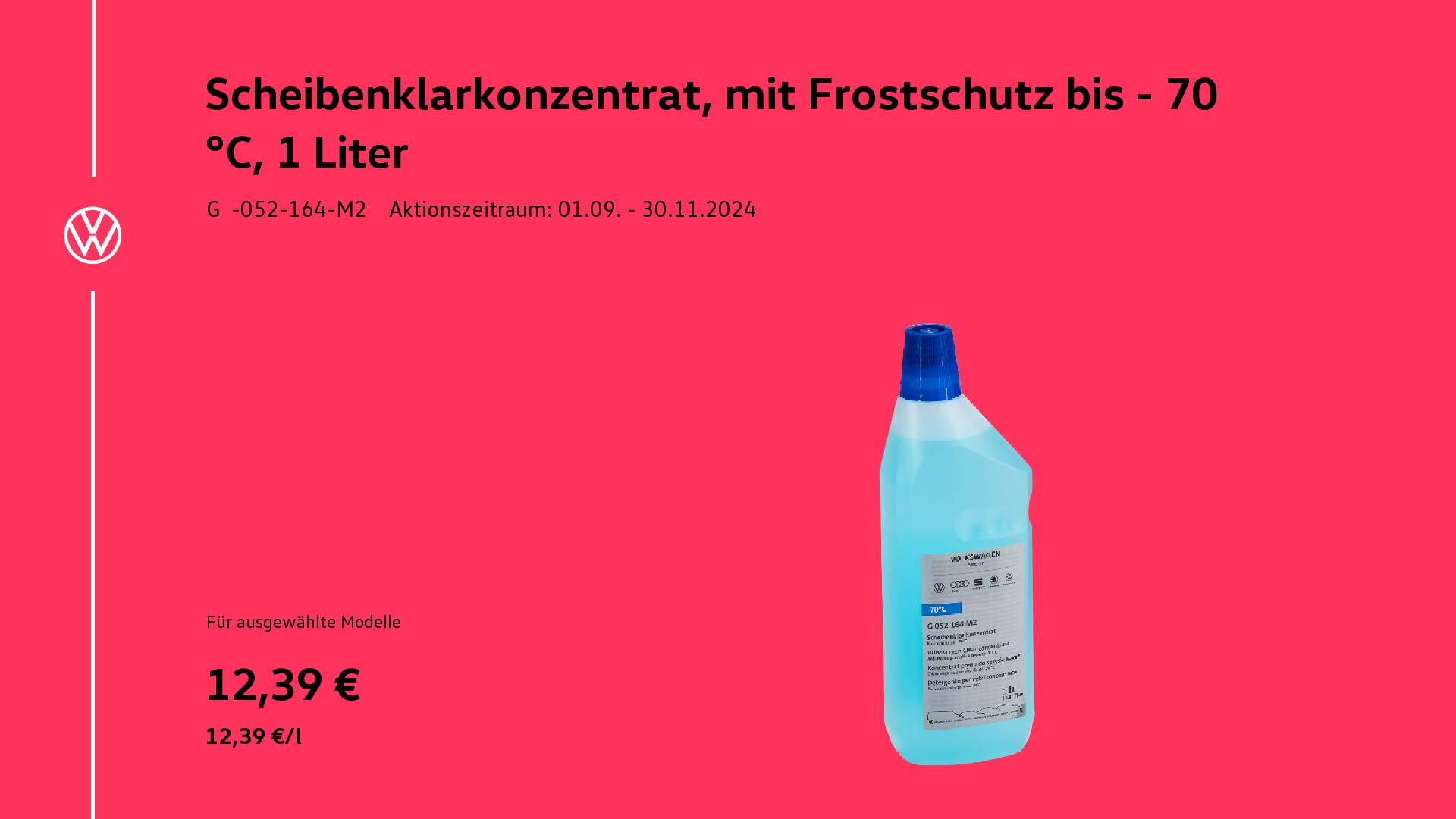 Scheibenklarkonzentrat mit Frostschutz bis -70°C 1 Liter