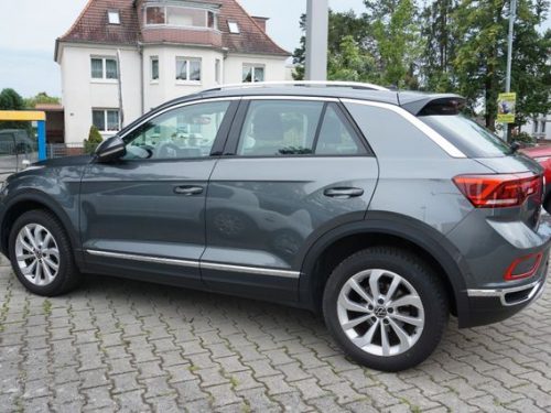VW  T-Roc Style 1,5 TSI 110 kW*Kamera*Anschlussgar., Indiumgrau Metallic