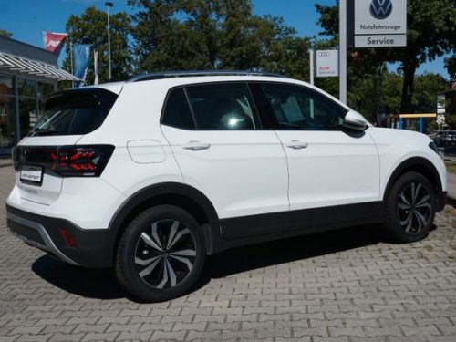 VW  T-Cross 1.0 TSI 85 kW Style*IQ-Light*Navi, Pure White