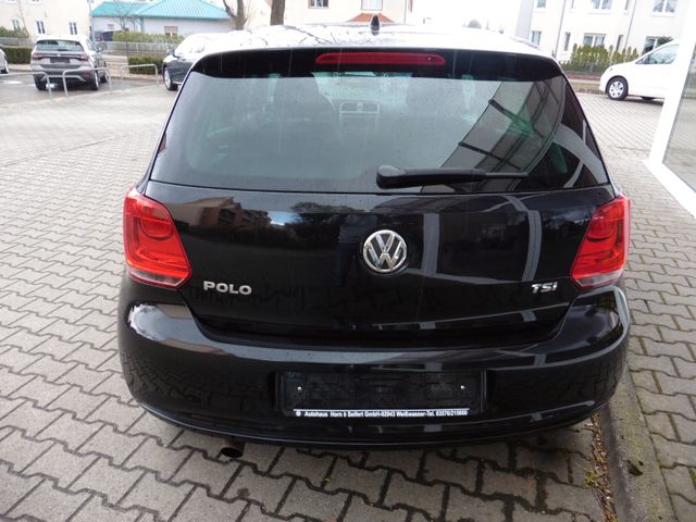 VW  Polo V Life TSI 66 KW, Deep Black Perleffekt