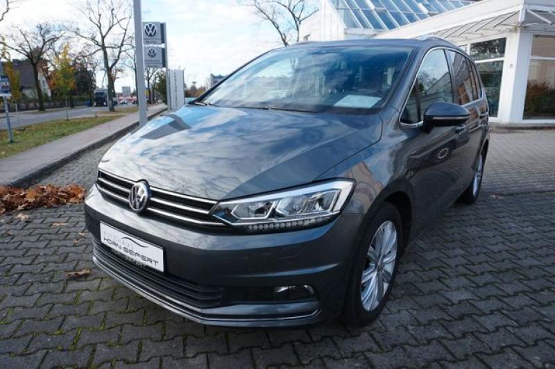 VW  Touran Highline 2,0 TDI 110 kW*LED*Navi*DSG, INDIUMGRAU